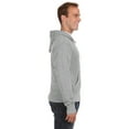 thumbnail image 4 of J America JA8872 Adult Triblend Full-Zip Fleece Hooded Sweatshirt, 4 of 4