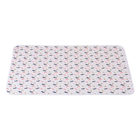 Pet Floor Mat Training Pee Pad Heavy Duty Polyester Absorbent Anti Skid Base Ideal For Indoor Dog Use