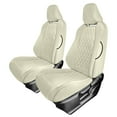 thumbnail image 3 of For Toyota Corolla 2020-2024 FH Group Custom Fit Neoprene Car Seat Covers Waterproof Solid Beige - Full Set, 3 of 9
