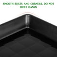 thumbnail image 2 of OFFIGAM Offigam Black Plastic Plant Trays Durable Soil Water Control for Daily Use, 2 of 6