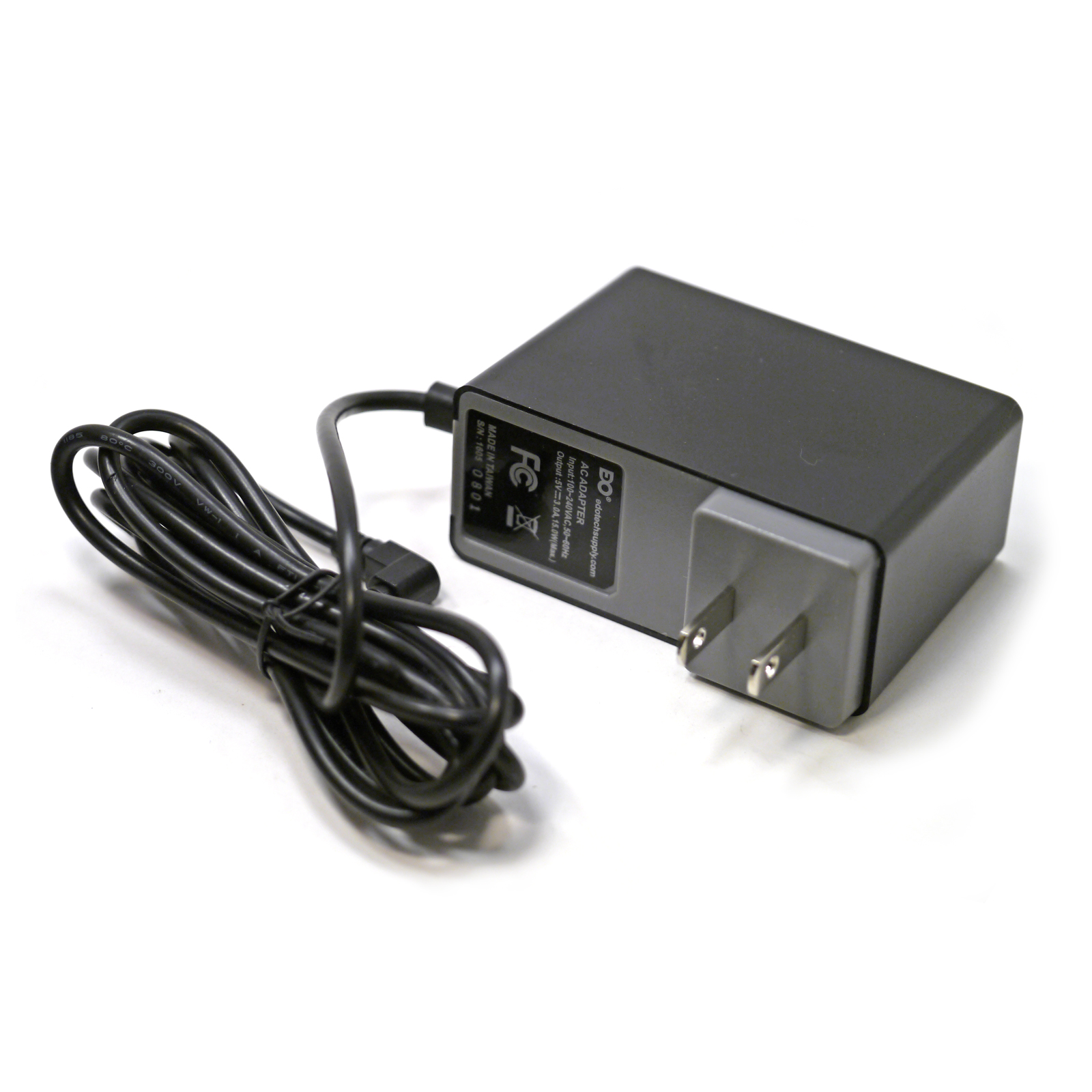 EDO Tech 5V 3A Wall Charger Power Supply Adapter Cord for Acer One 10