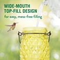thumbnail image 2 of Perky-Pet Yellow Pineapple Top-Fill Glass Hummingbird Feeder – 28 oz, 2 of 17