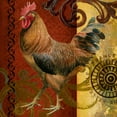 thumbnail image 2 of Art Licensing Studio 12x12 Gold Ornate Wood Framed with Double Matting Museum Art Print Titled - Belle Rooster I, 2 of 4