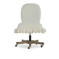 thumbnail image 4 of Linon Chaise de Bureau en Bois Penny en Blanc, 4 of 9