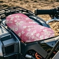 thumbnail image 3 of Uorisanigo ATV Seat Cover for Most ATV, Breathable Pink Cherry Blossom Motorcycle Seat Cushion Cover Accessories for Comfortable Long-Distance Riding Easy to Install and Clean, 3 of 7