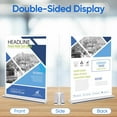 thumbnail image 6 of SUMMIT 10 Pack Acrylic Sign Holder 4 x 6, Clear Double Side T Shape Acrylic Table Sign Stands for Displaying, Flyer Holder Paper Card Holder for Office Business Store Mall Restaurants, 6 of 11