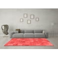 thumbnail image 3 of Ahgly Company Indoor Rectangle Patchwork Red Transitional Area Rugs, 4' x 6', 3 of 4