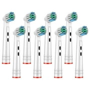 Oral-B Replacement Toothbrush Heads Deep Clean Electric Brush Heads, 2 Pack/8Pcs