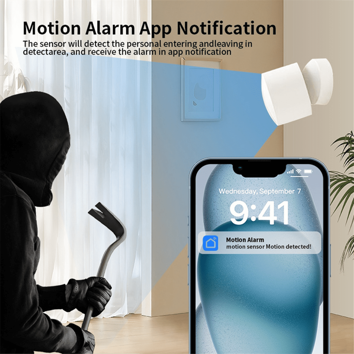 Tuya WIFI Human Presence Detector Respiratory Motion Detection