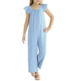 thumbnail image 4 of Barboteuse Fille Taille 6 Tenue de Pâques Enfants Filles Barboteuse Décontractée Sans Manches Combinaison Pantalon Long Droit, 4 of 5