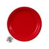 Dessert Plate - Red (24 Count)
