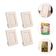 thumbnail image 3 of 4 pcs Wooden Picture Frames Kids DIY Projects Photo Frame Unfinished Wood Photo Frame, 3 of 8
