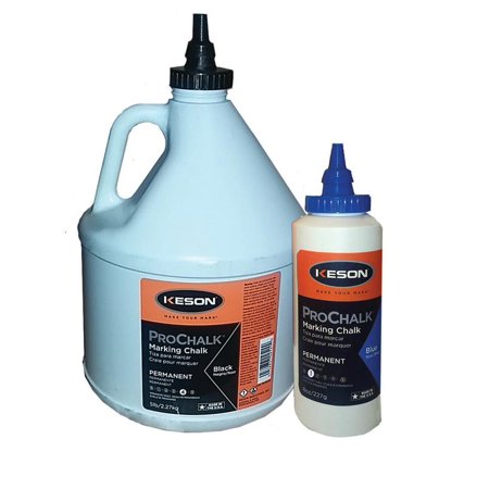 ProChalk 8B Standard Grade Ultrafine Marking Chalk Refill 8 oz Bottle Blue