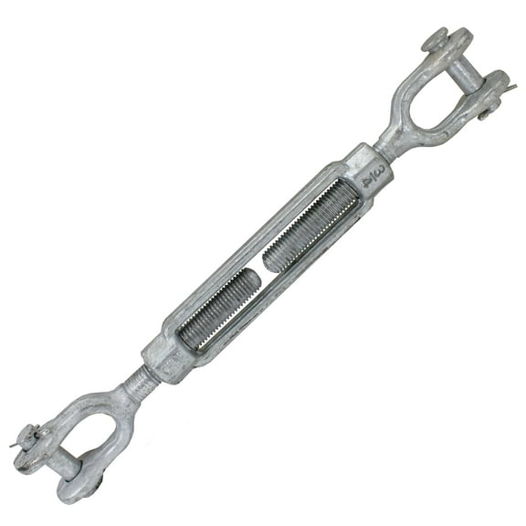 Galvanized Turnbuckle - Import - Jaw & Jaw - 3/4" x 6"
