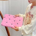 thumbnail image 3 of Estuche Protector para Computadora Kawaii Pad Lindo Bolso Portátil Con Lazo Funda Hinchada Hasta 15 Pulgadas MacBook IPad () Rosa, 3 of 9