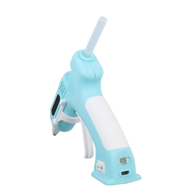 Cordless Hot Melt Glue Gun, Fast Preheating Mini Hot Glue Gun Kit with 10 Hot Glue Sticks, Portable Glue Gun and Sticks Set for DIY, Craft, Repairs, School Craft Project