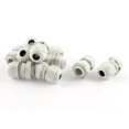 thumbnail image 1 of – ® plástico PG7 3 a 6,5 mm conector impermeable cable Gland 10 piezas blancas., 1 of 2