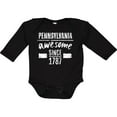 thumbnail image 3 of Inktastic Pennsylvania Awesome Since 1787 Boys or Girls Long Sleeve Baby Bodysuit, 3 of 5