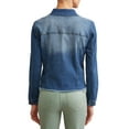 thumbnail image 5 of EV1 from Ellen DeGeneres Patchwork Denim Jacket Women's, 5 of 5