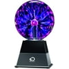 Discovery Kids 6" Plasma Globe Lamp with Interactive Electronic Touch and Sound Sensitive Lightning and Tesla Coil, Includes AC Adapter, Glass STEM Lava Lamp-Style Light for Desk, Kids Room, and More