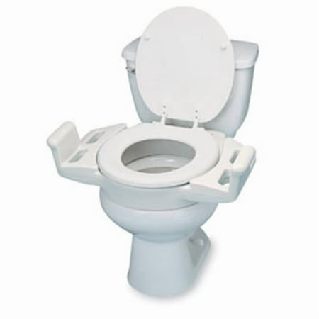 Ableware Elevated Push-Up Toilet Seat With Standard Armrests