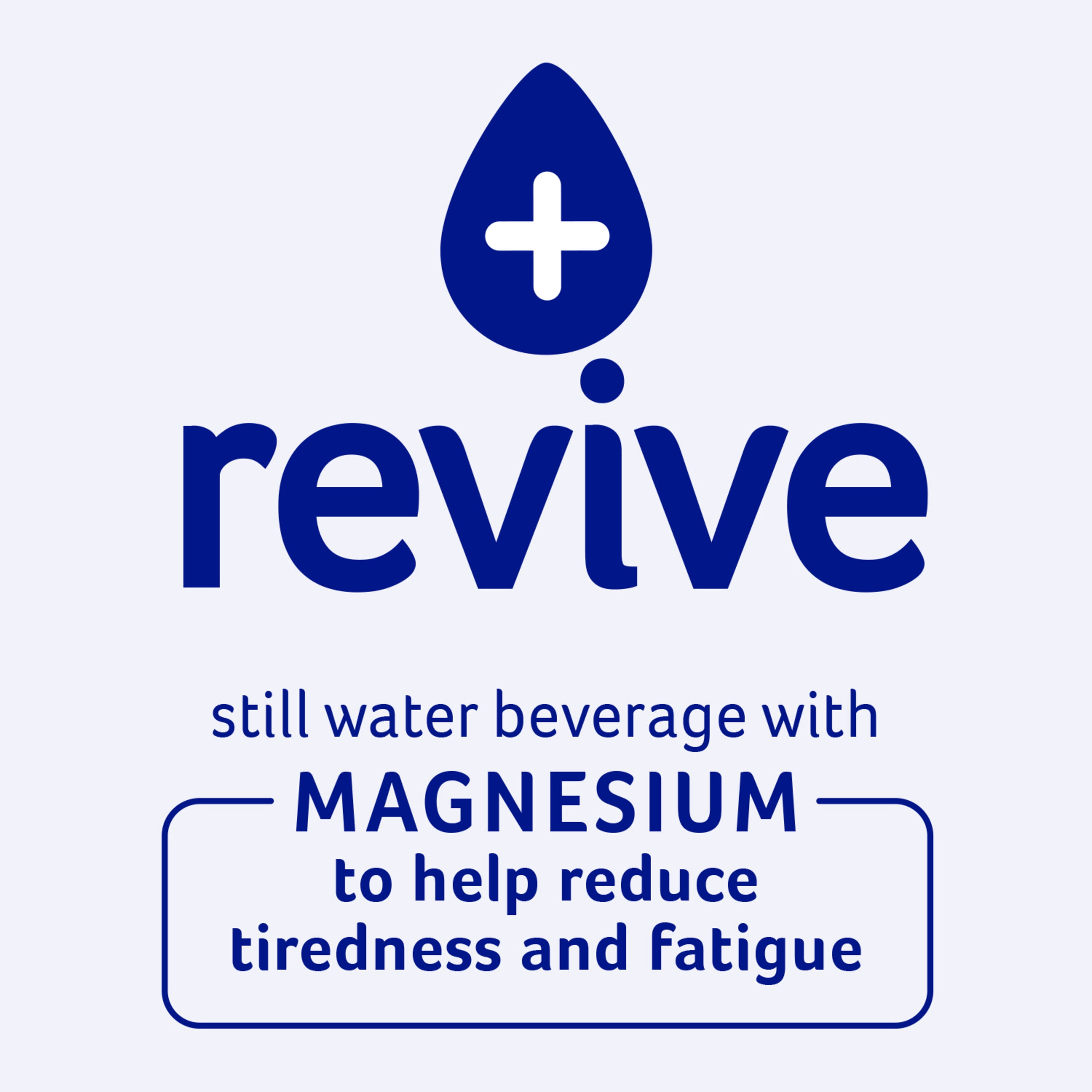 Pure Life + revive with Magnesium (lemon flavor) 20 Fl. Oz. (4 Pack)