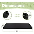 thumbnail image 3 of Bamboo Serving Tray - 26" x 9" x 0.75" - Black - 3 Trays, 3 of 16
