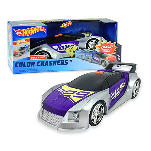 Vehículo Hot Wheels Color Crashers Quick N Sik Just Play Walmart en línea