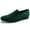 Green, variant on AUSTIN MILL Men's Velvet Loafers Slip On Dress Shoes, Embossed Scale Texture Smoking Slippers, Lightweight Breathable Tuxedo Shoes for Wedding Prom