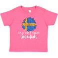 thumbnail image 3 of Inktastic I'm So Cute, I Must Be Swedish Sunflower Sweden Flag Boys or Girls Baby T-Shirt, 3 of 5