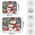 thumbnail image 2 of Ryvnso Snowman with Cardinals Christmas Dish Drying Mat for Kitchen Countertop 18x24 Large Dish Pad Drainer Rack Dish Sink Mats, 2 of 7