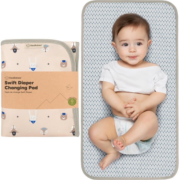 Colchoneta Cambiadora Plegable Impermeable KeaBabies Swift 65x35cm