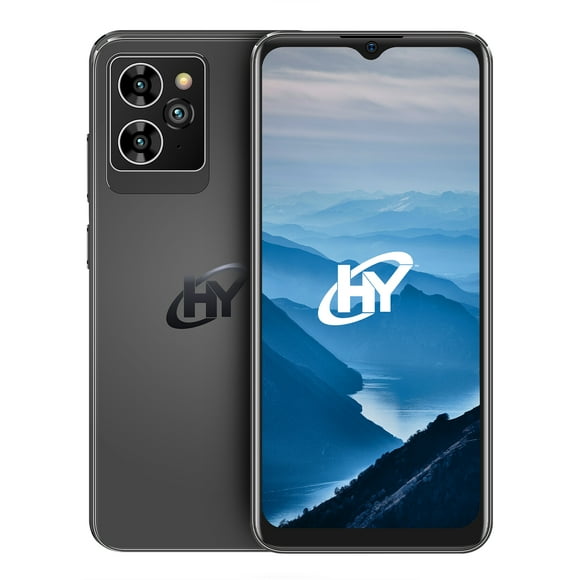 Teléfono Hyundai HYLine 6.51" Incell 1600x720, T606, 6GB RAM, 128GB, Android 13, Cámara 8MP - Negro