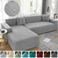 thumbnail image 2 of Sofa Cover For Living Room Elastic Thick Waterproof Sofa Cover 1/2/3/4 Seater L-shaped Corner Sofa Cover, 2 of 7
