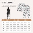 thumbnail image 3 of KLL Dachshund Dog Puppy Print Women's Long Sleeve Pajamas with Pants Sleepwear Loungewear 2 Set-Medium, 3 of 7