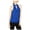 Blue - navy, variant on BAR III $39 Womens New Green Keyhole Sleeveless Casual Top L B+B
