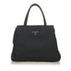 Pre-Owned Prada Tessuto Handbag Nylon Fabric Black