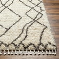 thumbnail image 4 of Hauteloom Hersz Living Room, Bedroom Area Rug - Bohemian, Transitional - Plush Pile - Bone, Taupe, Cloud Gray - 18" Sample, 4 of 7