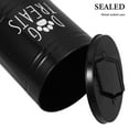 thumbnail image 5 of Airtight Dog Treat Container Airtight with Lid, Cute Rustic Ceramic Dog Treat Storage Jar for Kitchen Counter (Black), 5 of 6