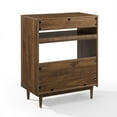 thumbnail image 3 of Crosley Furniture Liam Meuble Moderne en Bois pour Tourne-Disque, Noyer, 3 of 13