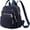 Dark Blue, variant on Quilted Nylon Backpack for Women, Casual Square Bag Waterproof Multi-Pockets Stylish Daypack Lightweight Top Handle Satchel