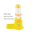 thumbnail image 2 of ievspot 80/120ml Hamster Rabbit Water Bottles 2 in 1 Free Standing Bottle with Stand and Food Bowl Cage Hanging Water Dispenser, 2 of 5