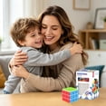 thumbnail image 3 of YWIYIUD 4PCS Practical and Portable Puzzle Cubes Suitable for Adults and Teens 2.2x2.2x2.2inch Sturdy and Smoot Cubes Puzzles Toys for Birthday Gifts and Class Prizes, 3 of 7
