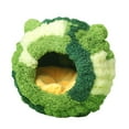 thumbnail image 2 of Bird Nest for Cage Parrot Cage Nest with Detachable Plush Cushion Snuggling Shed Hut for Parrot Parakeet Budgie Blue Bird Green, 2 of 8