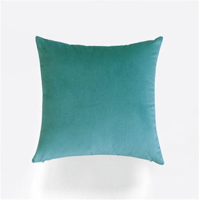 Funda de almohada grande de color sólido para el hogar, moderna, sencilla y extraíble, lavable, de terciopelo, de color sólido