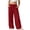 Wine, variant on SGFCWSX Girls Wide Leg Pants Elastic Drawstring Waist with Pockets Lightweight Casual Summer Trousers for Kids Wine Size 9 Years