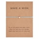 thumbnail image 1 of Pulsera Tarjeta de papel Cuerda de nylon Aleación Pulsera ajustable Amigos Familia Regalo Wmkox8yi sjalhkljlk5524, 1 of 1