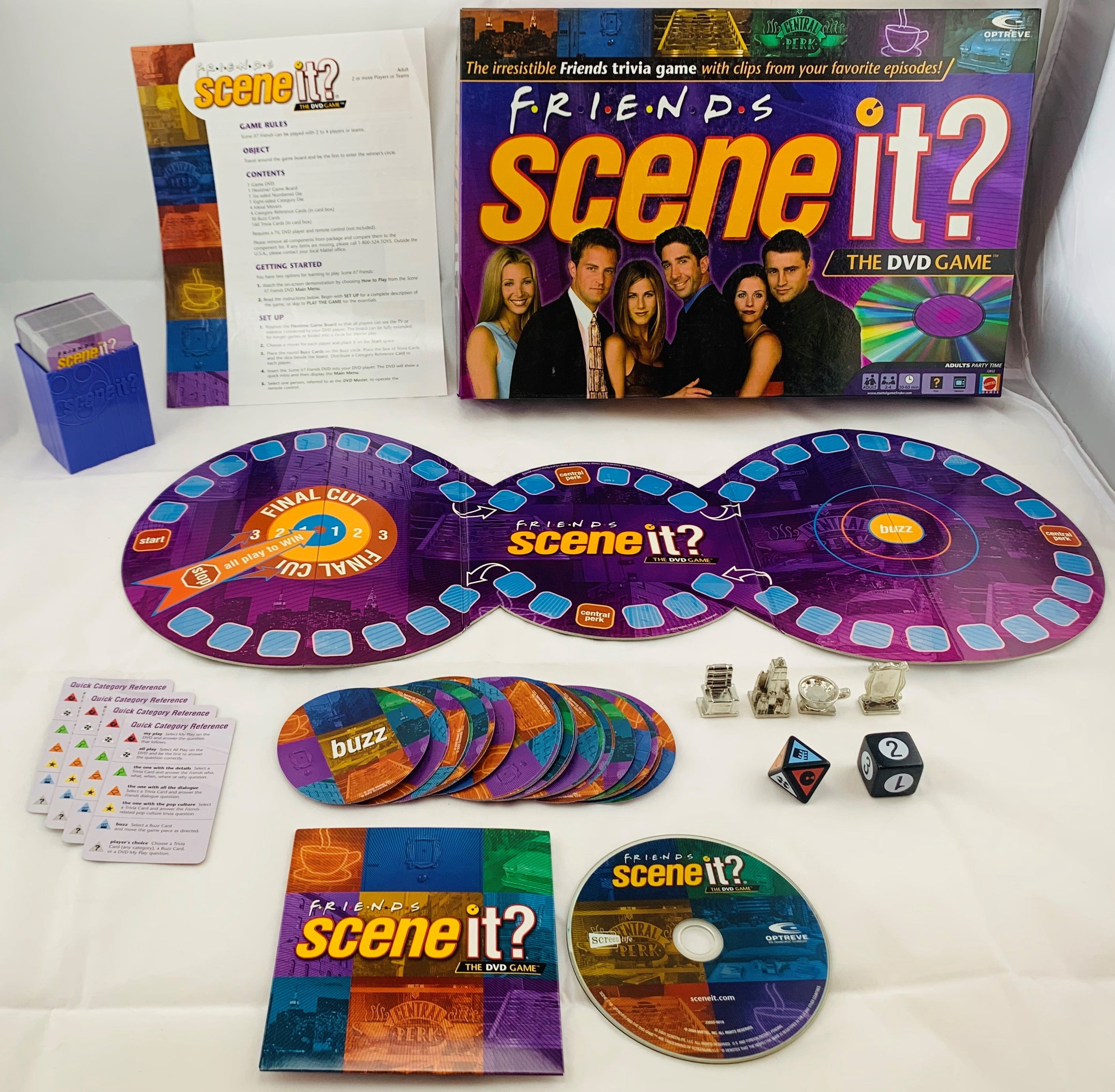 Screenlife Scene It? Friends Edition DVD Game, 2 to 4 Players, Adult Board Game