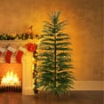 thumbnail image 5 of 3' Pre-Lit Green Cypress Artificial Christmas Potted Tree with 100 Warm White Twinkle LED Lights, by lajdalh, 5 of 8