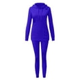 thumbnail image 3 of Aayomet Hoodies For Women Plain Women Sweatshirts Womens Cute Sweatshirts Print Long Sleeve Hoodie Pullover Tops,Blue XL, 3 of 4